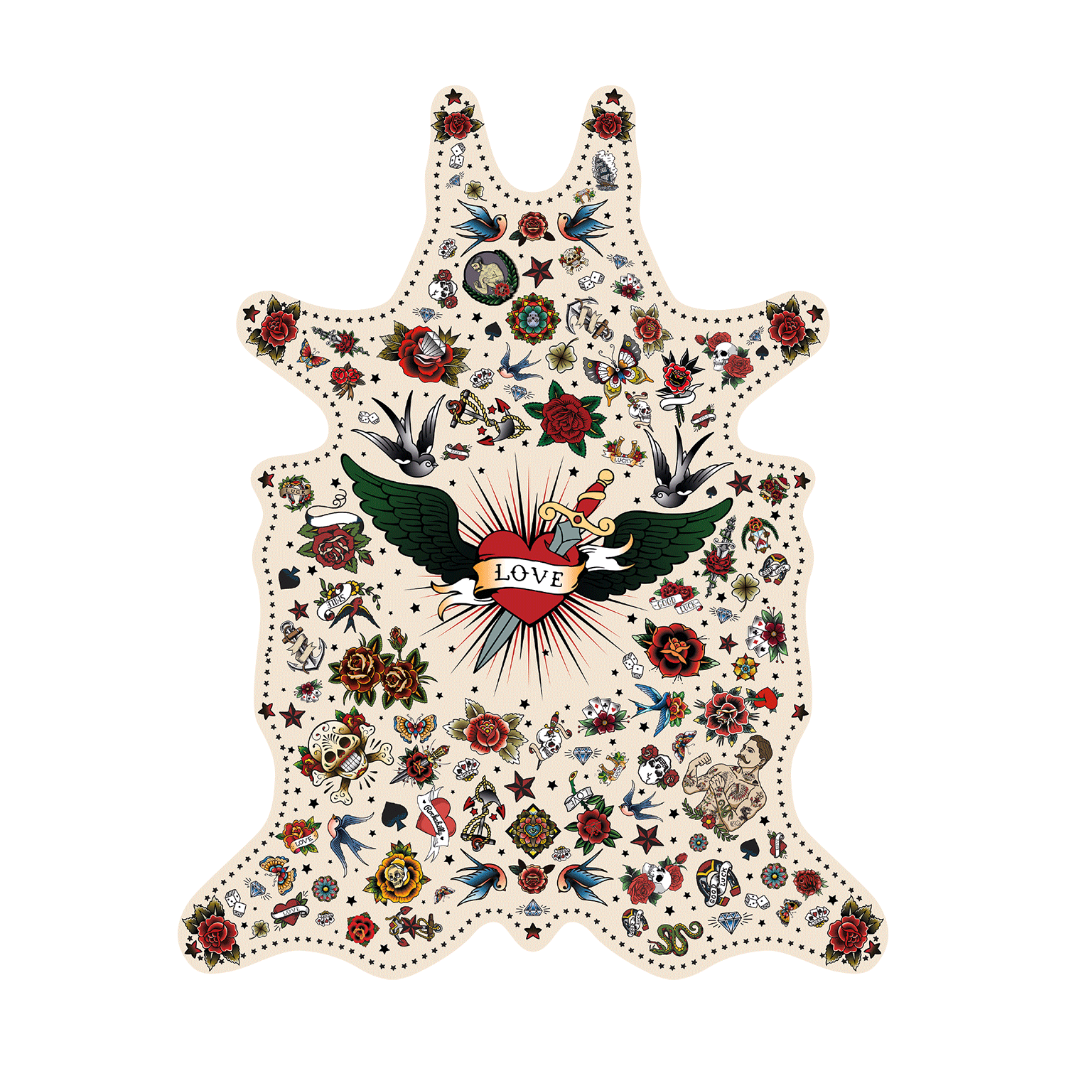 Tapis Peau de bête PÔDEVACHE