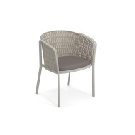 Fauteuil CAROUSEL  alu corde plate Emu