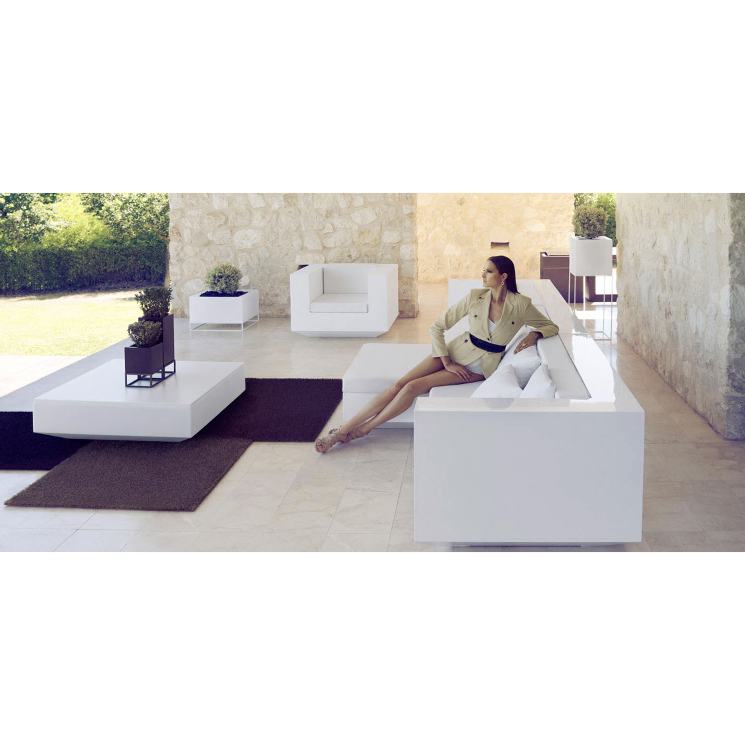 Jardinière VELA 60x60x40 cm Vondom