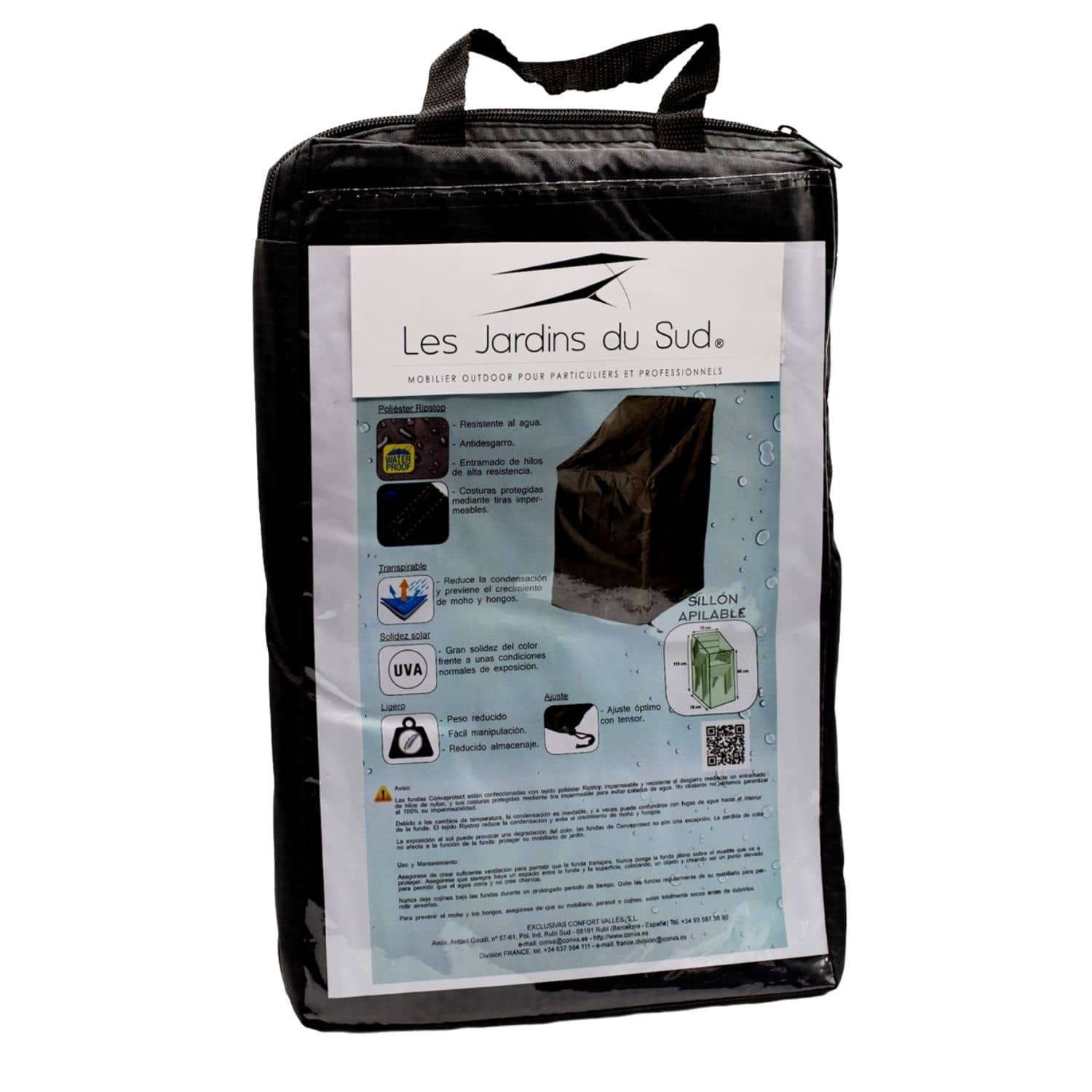 Furniture protection cover stackable armchair