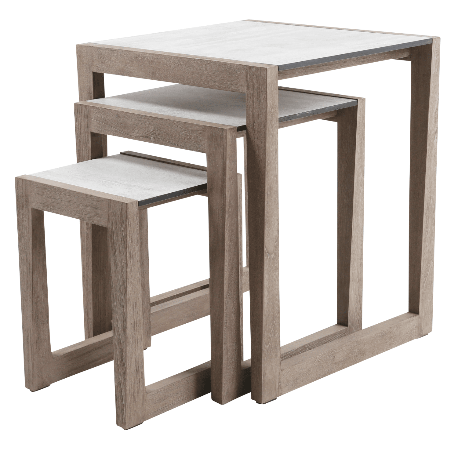 Lot 3 tables gigognes SKAAL Les Jardins