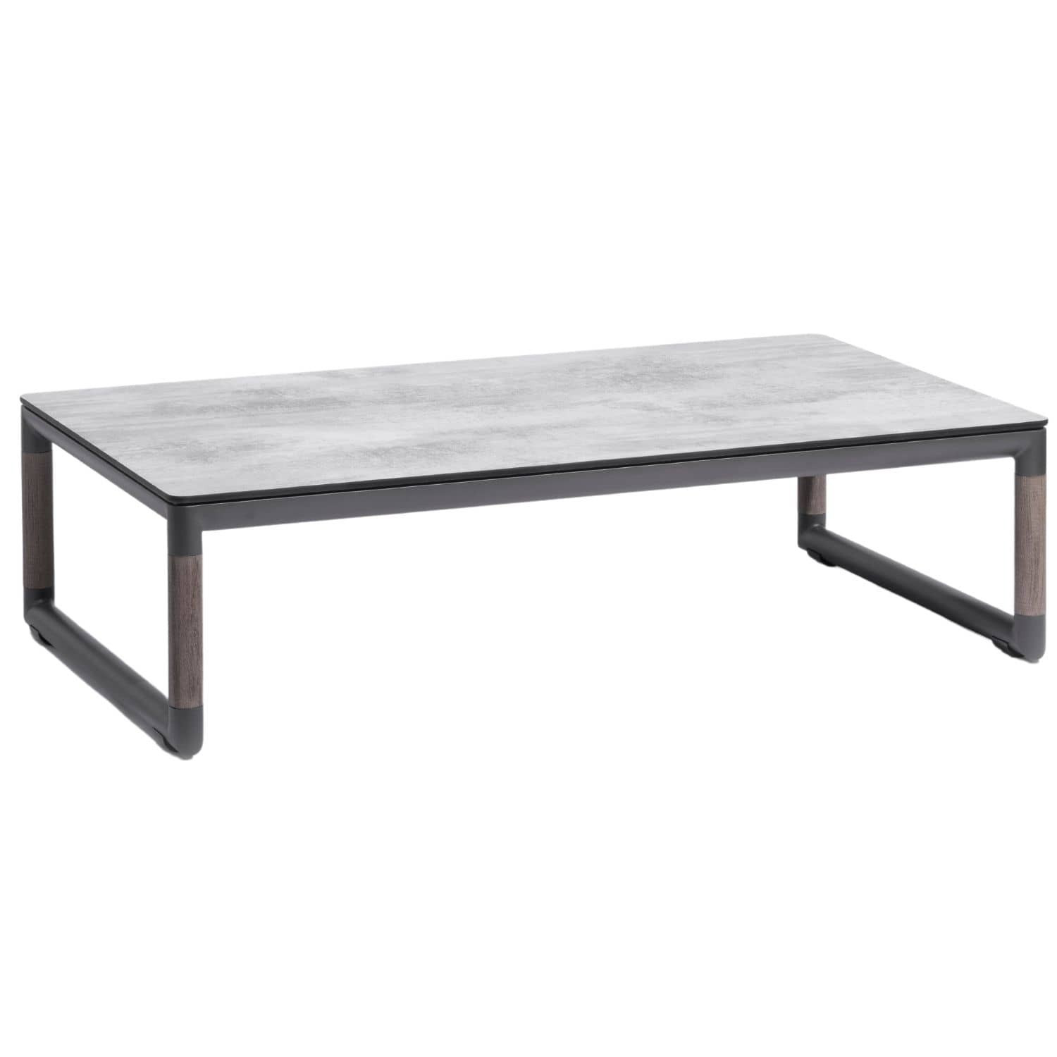 Table basse XL gris espace BASTINGAGE Les Jardins