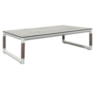 Table basse XL béton ciré BASTINGAGE Les Jardins