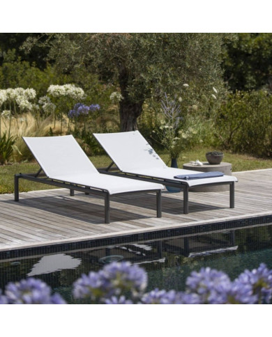 Les jardins BASTINGAGE Sun lounger