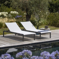 Les jardins BASTINGAGE Sun lounger