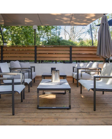 Table Basse BASTINGAGE 80 x 80 cm Les jardins