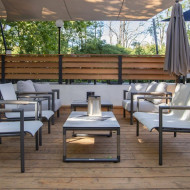 Table Basse BASTINGAGE 80 x 80 cm Les jardins