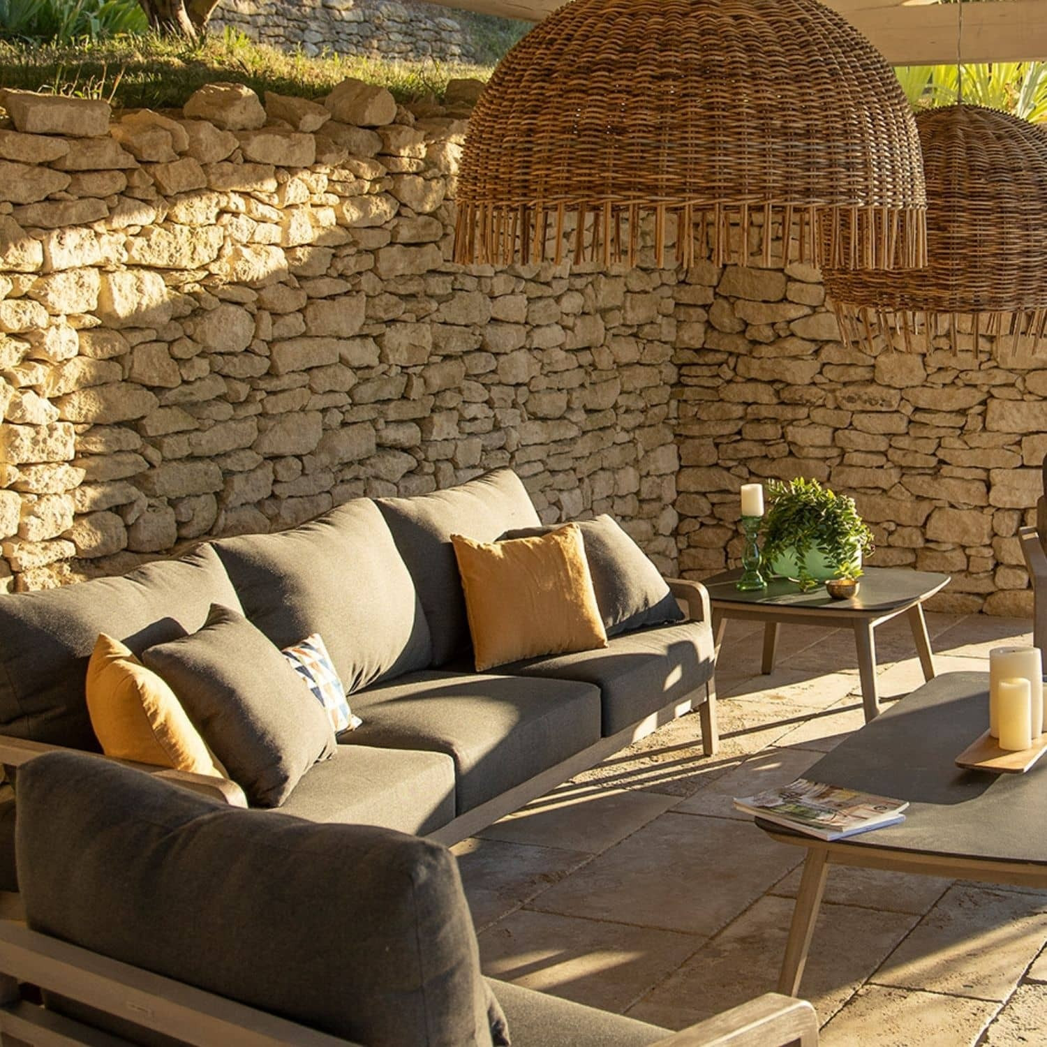 Les jardins COPENHAGUE Sofa 3 places