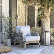 Fauteuil corde tressée MIRA Les Jardins