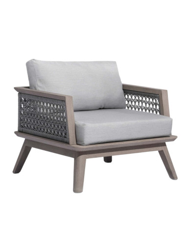 Fauteuil corde tressée MIRA Les Jardins