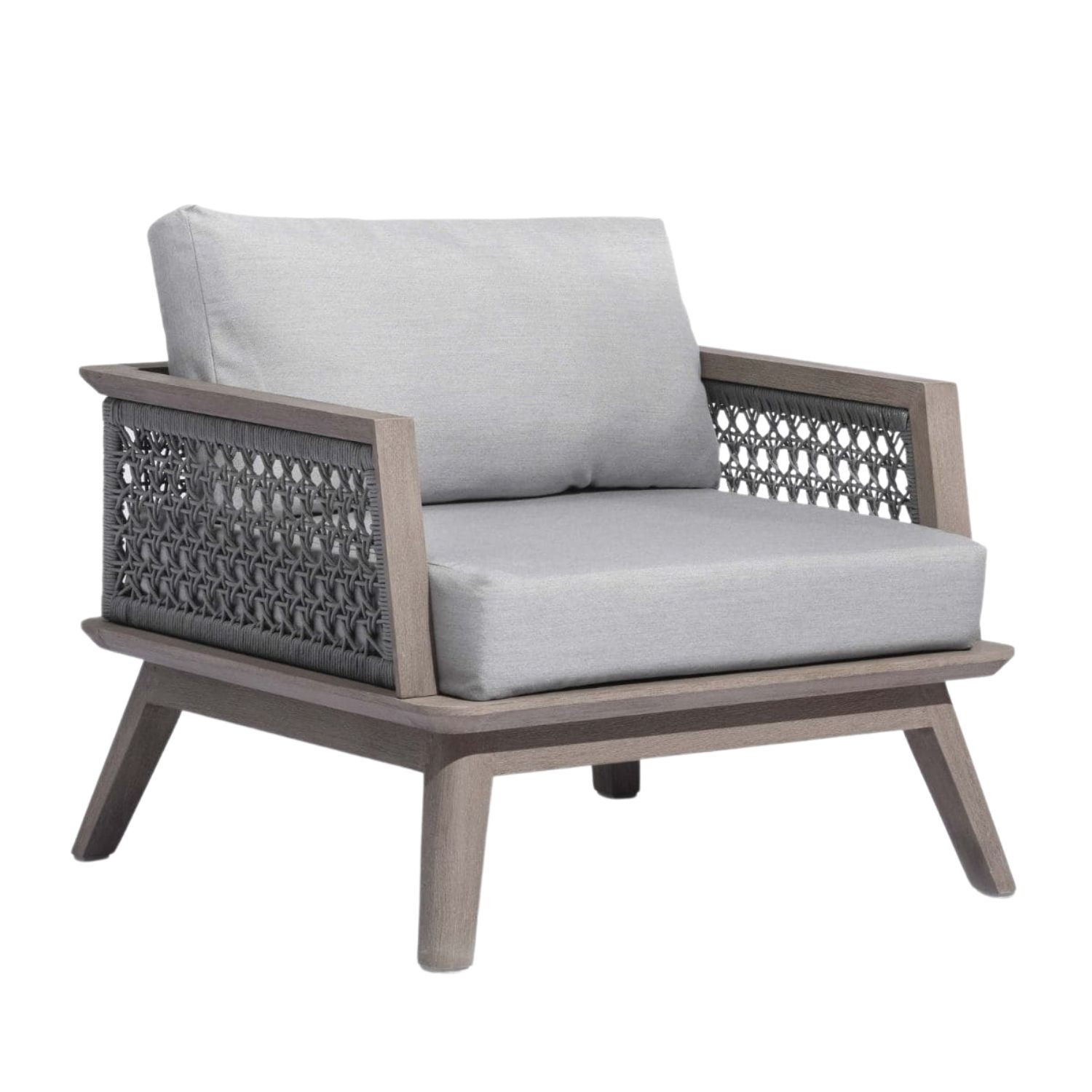 Fauteuil corde tressée MIRA Les Jardins