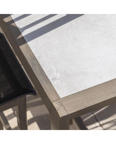 Table haute céramique SKAAL 180x70 cm Les Jardins