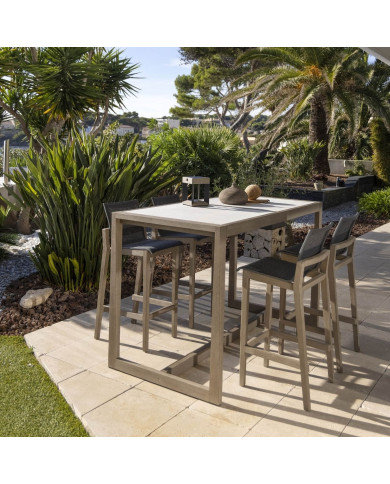 Table céramique SKAAL 89x85 cm Les Jardins