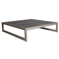 Table basse céramique noire XXL SKAAL Les Jardins