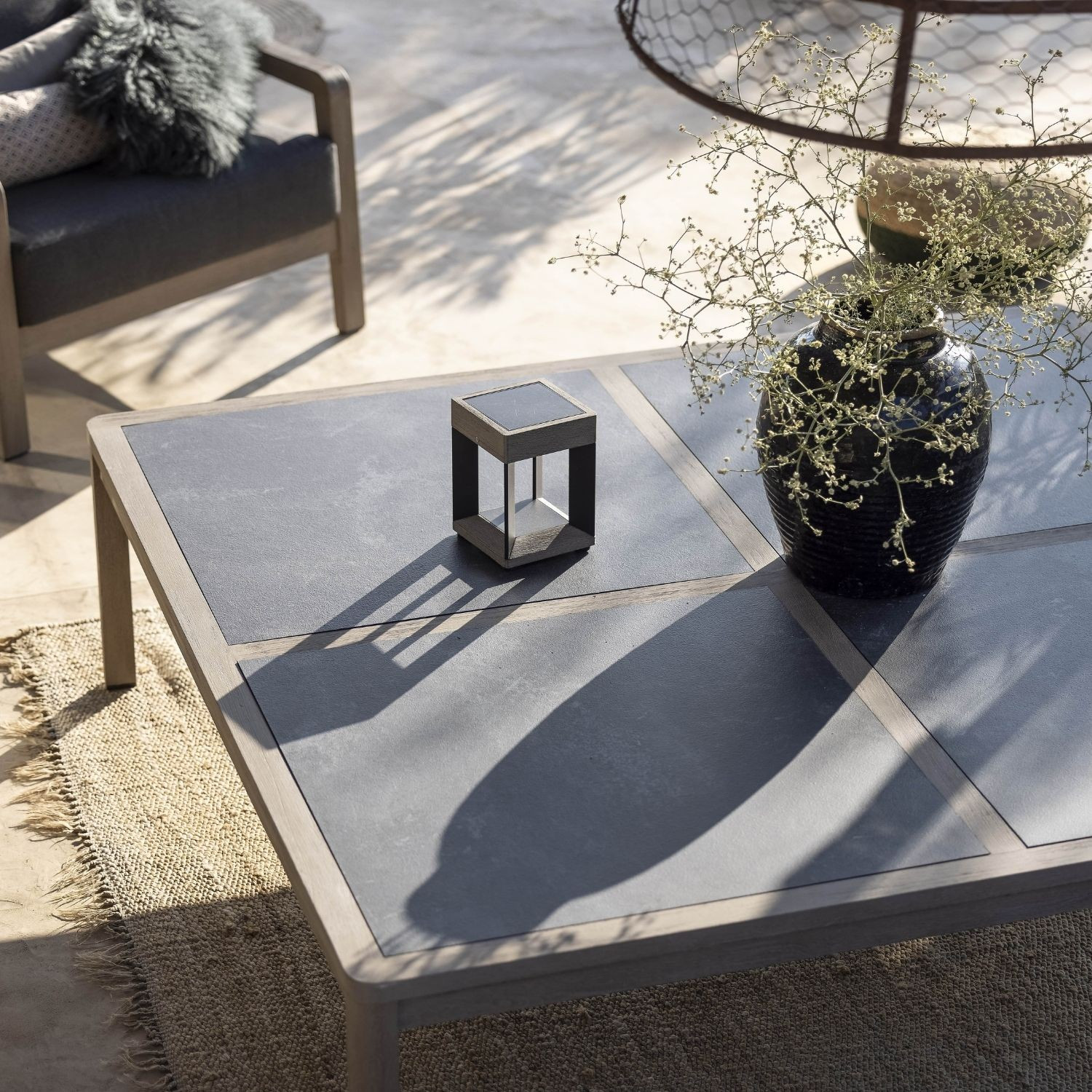 Table basse COPENHAGUE 85x85 cm Les Jardins