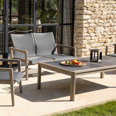 Table basse COPENHAGUE 85x85 cm Les Jardins