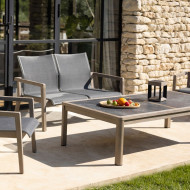 Table basse COPENHAGUE 85x85 cm Les Jardins