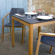 Table TEKURA 80*80 cm Les Jardins