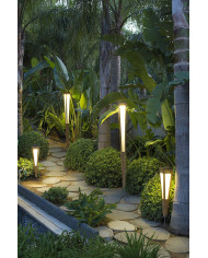 Torche Solaire Teck LES JARDINS