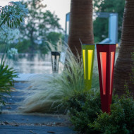 Torche Solaire Teck LES JARDINS