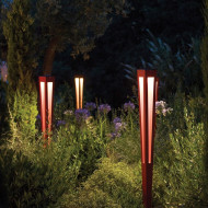 Torche Solaire Teck LES JARDINS