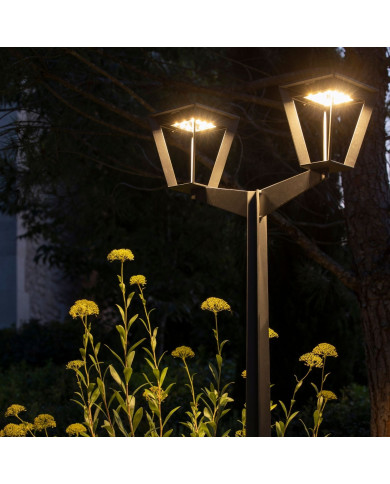Lampadaire METRO double Les Jardins