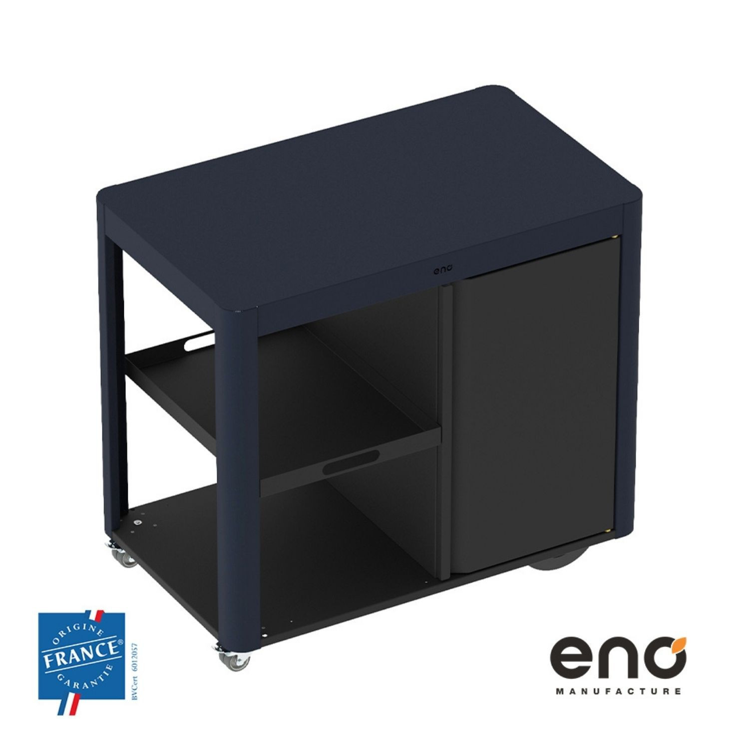 Desserte avec porte ACHILLE inox Eno