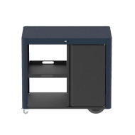 Desserte avec porte ACHILLE inox Eno