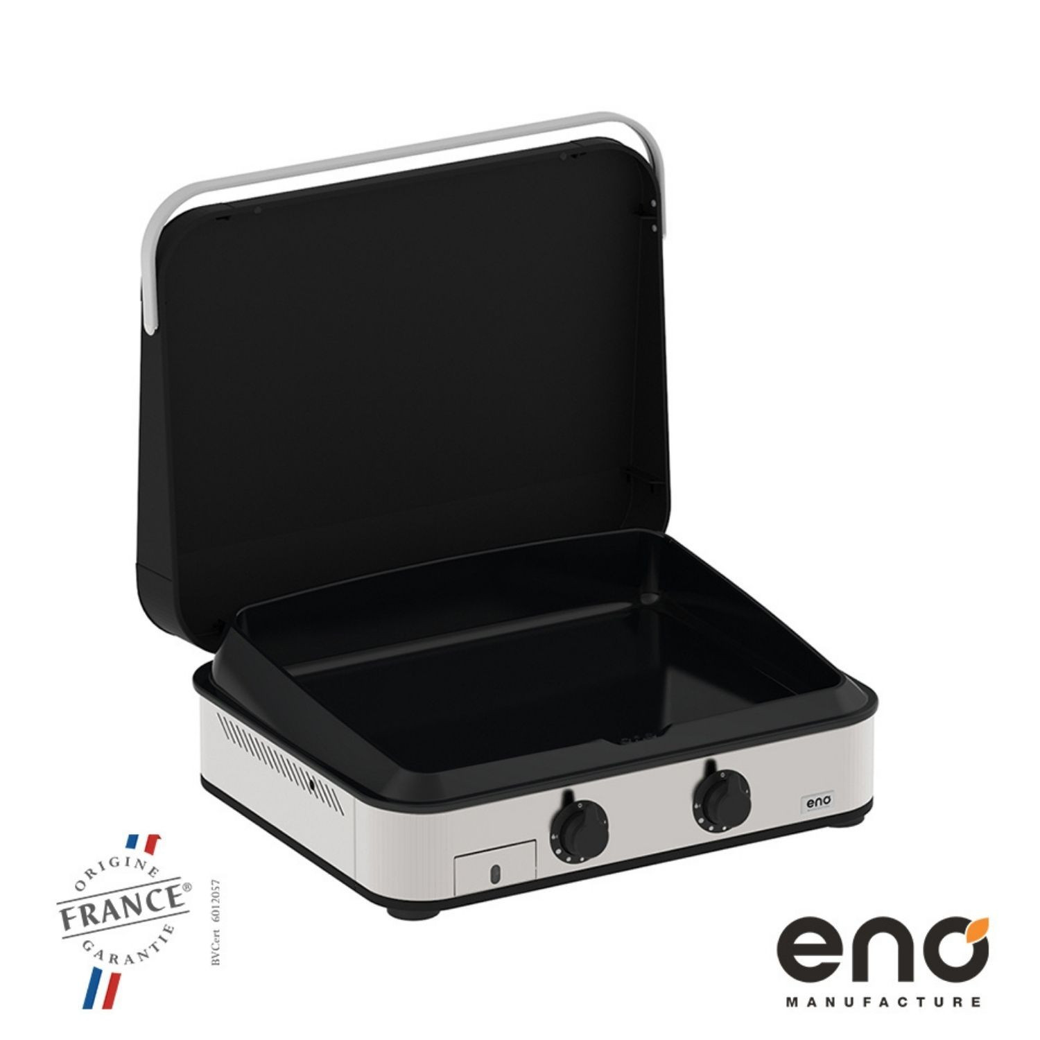 Plancha gaz ENOSIGN 65 noir et inox Eno