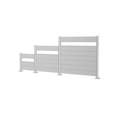 Panneau brise-vue verre H90 Biohort