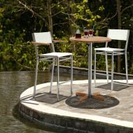 Table haute EQUINOX HIGH DINING Ø70 cm Barlow Tyrie