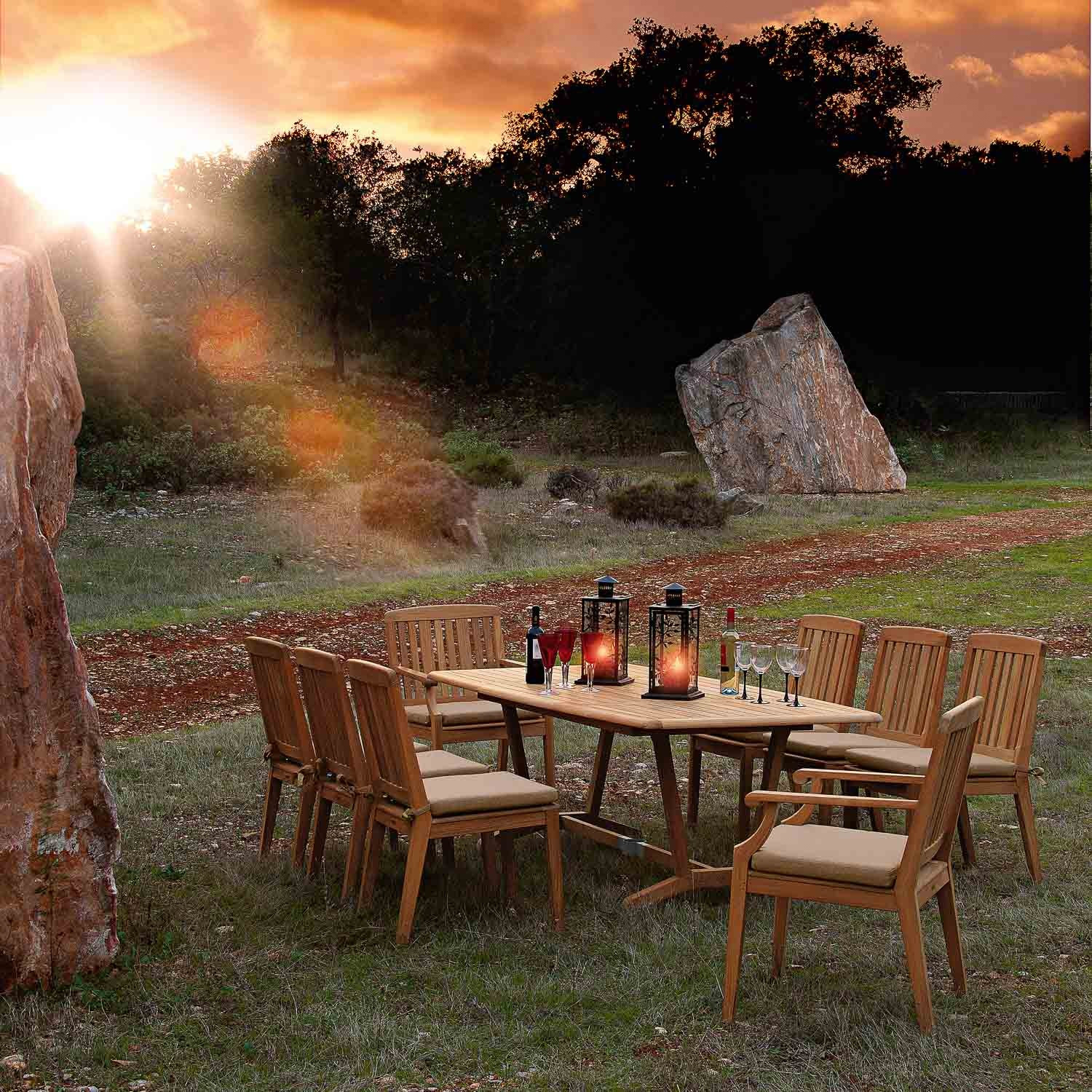 Table rectangulaire CHESAPEAKE 280 cm Barlow Tyrie