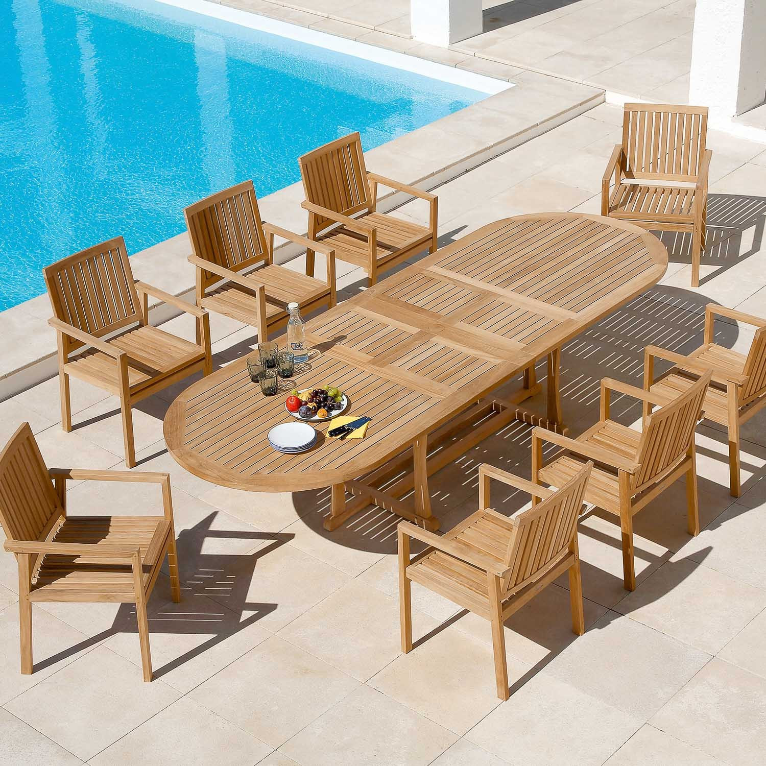 Fauteuil en teck LINEAR Barlow tyrie