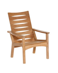 Fauteuil en teck dossier haut MONTEREY Barlow Tyrie
