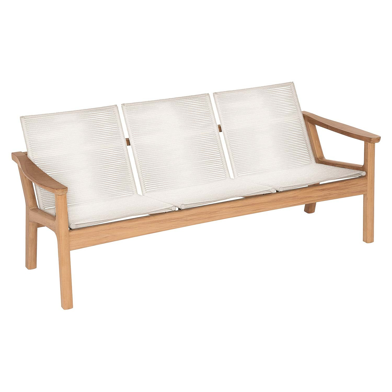 Canapé 3 places teck et cordon tressé MONTEREY Barlow Tyrie