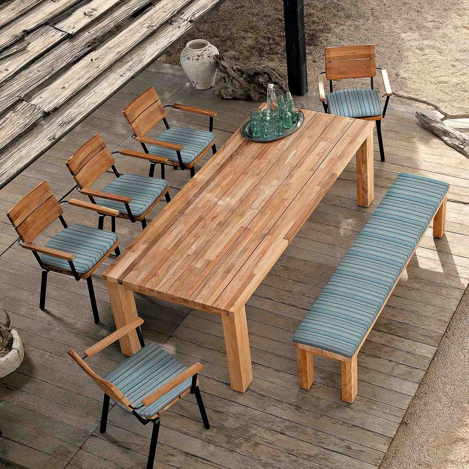 Banc en teck TITAN 130 cm Barlow Tyrie