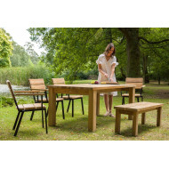 Banc en teck TITAN 130 cm Barlow Tyrie