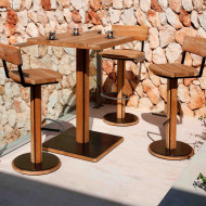 Table haute en teck TITAN Barlow Tyrie