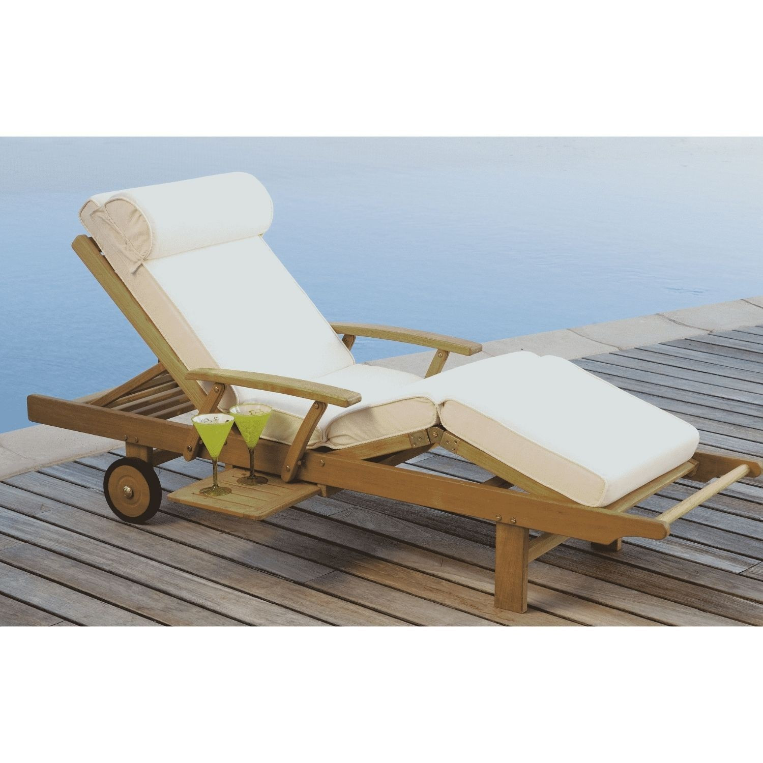 Les Jardins AZUR full-teck lounger 