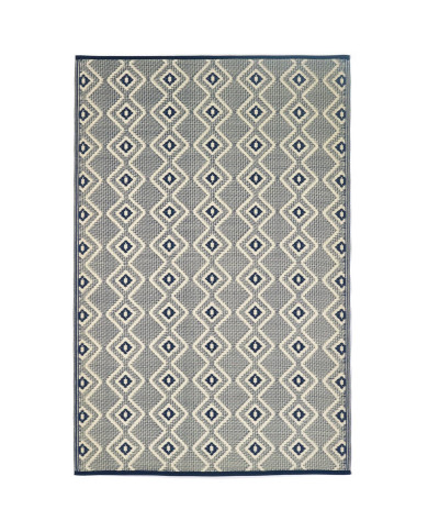 Tapis d'extérieur RABAT blue cream Fab Hab