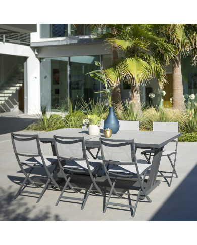 Table extensible 170/230 cm AMAKA HPL Les Jardins