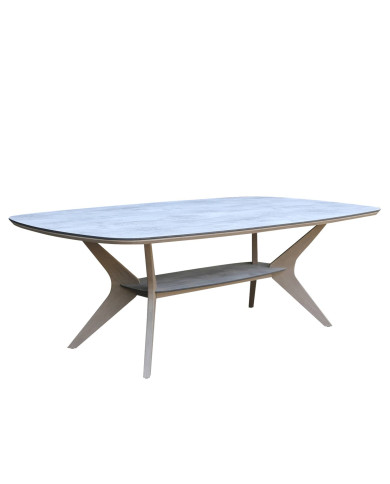 Les Jardins SELVA teak table 225 cm 