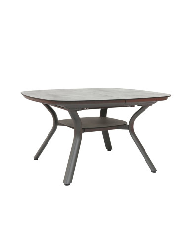 Table carrée extensible 135/195 cm SAGAMORE Les Jardins