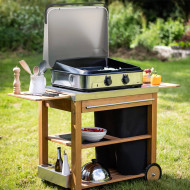 Plancha et capot gaz ENOSIGN 65 capot inox Eno