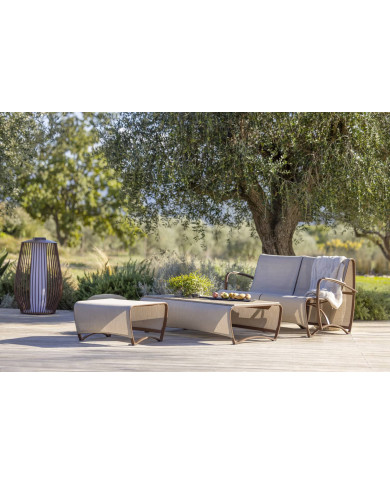 Repose-pied JET STREAM Corten Les Jardins