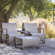 Jeu d'accoudoirs JET STREAM Corten Les Jardins