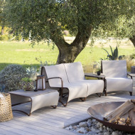 Les Jardins JET STREAM corten coffee table Duratek®   