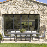 Table extensible céramique HEGOA Grise 190/280 cm Les Jardins