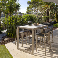 Tabouret grafito COPENHAGUE Les Jardins