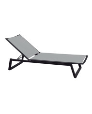 Bain de Soleil JACK teck vernis noir Ethnicraft